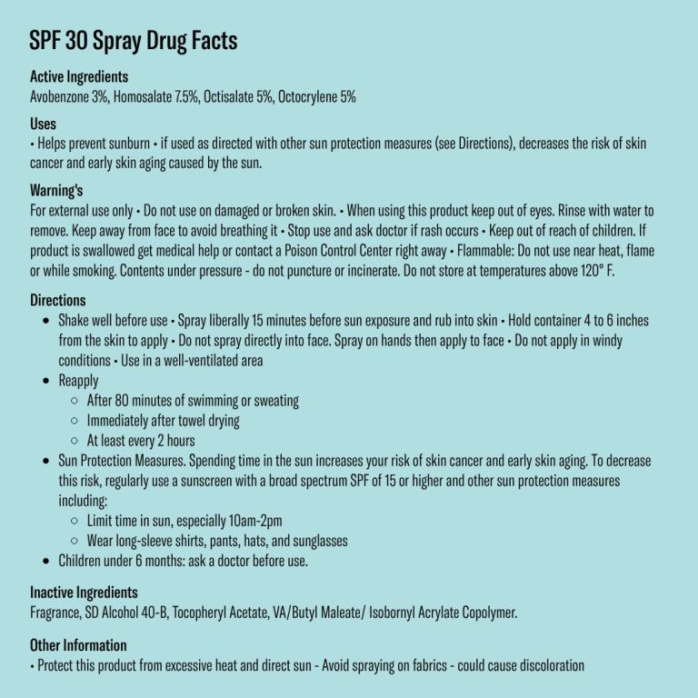 Bask SPF 30 Non-Aerosol Spray